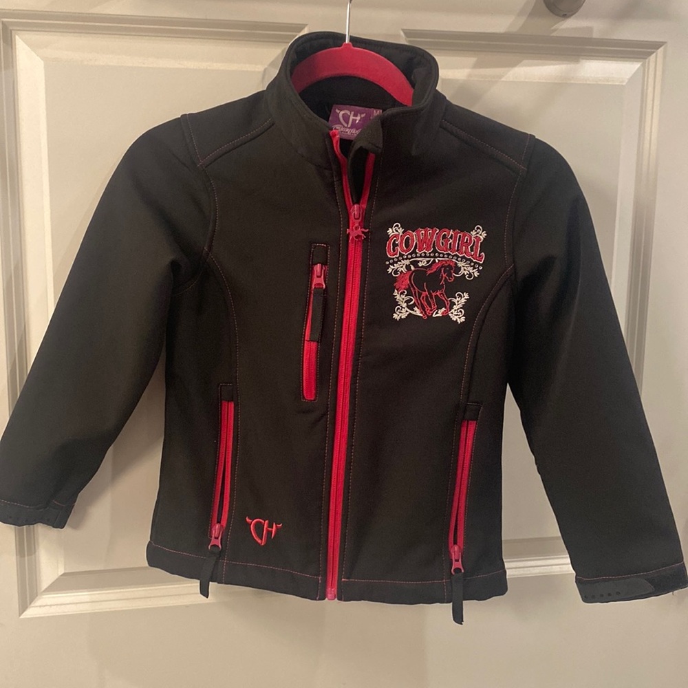 Cowgirl Hardware Softshell Jacket. Youth Girls M